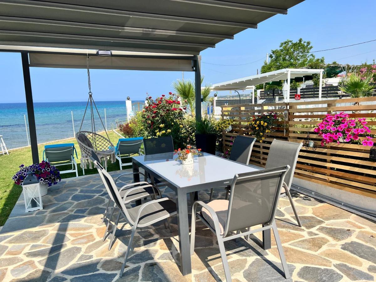 Beachfront Villa Athina Vergia Exteriér fotografie