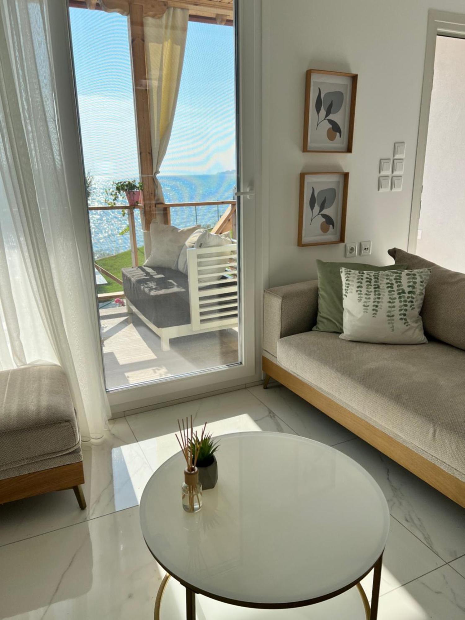 Beachfront Villa Athina Vergia Exteriér fotografie