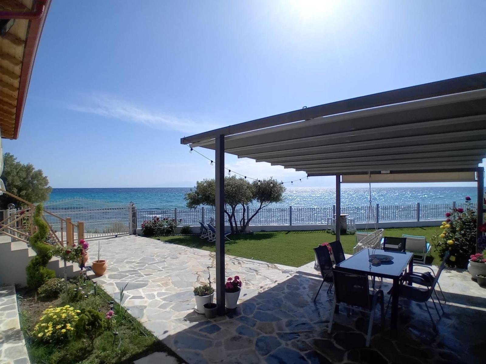 Beachfront Villa Athina Vergia Exteriér fotografie