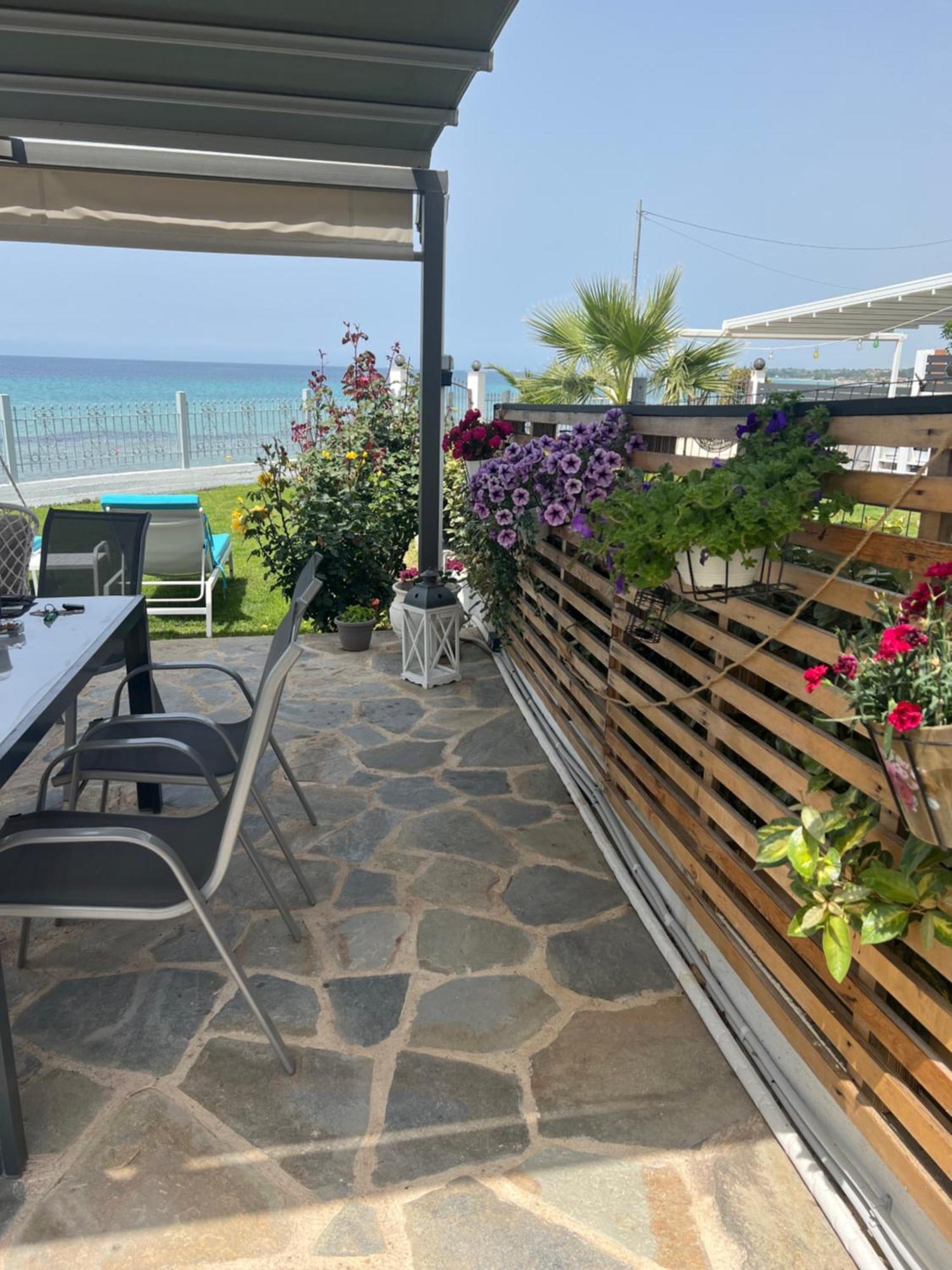 Beachfront Villa Athina Vergia Exteriér fotografie